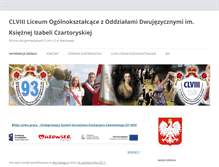 Tablet Screenshot of gimnazjum93.edu.pl